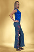 Pantaloni denim brodati – CTN-18